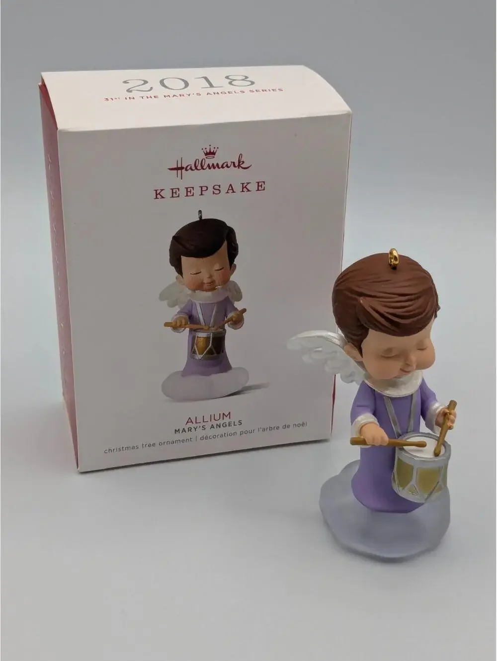 Hallmark Keepsake Allium 2018, 31st in the Mary's Angels Series Ornament